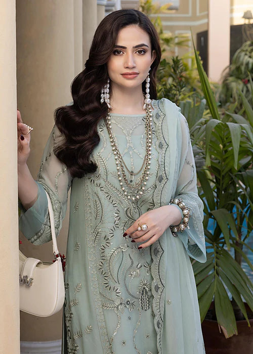 Pistaco -  Embroidered Luxury Chiffon Unstitched 3Pc Suit