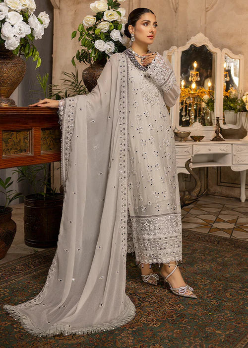 lsane -  Embroidered Luxury Chiffon Unstitched 3Pc Suit