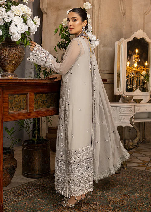 lsane -  Embroidered Luxury Chiffon Unstitched 3Pc Suit